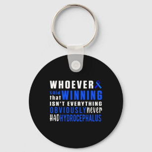 Hydrocephalus Overlevende Winning Awareness Warrio Sleutelhanger