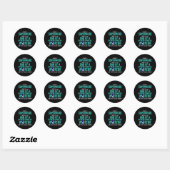 Hydrocephalus Survivor Dad Hero Awareness Warrior Ronde Sticker (Vel)