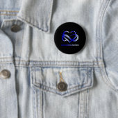 Hydrocephalus Warrior Hydrocephalus Overlevende Ronde Button 5,7 Cm (In situ)