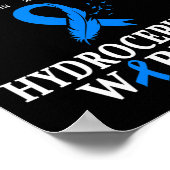 Hydrocephalus Warrior Ik ben in orde Poster (Hoek)