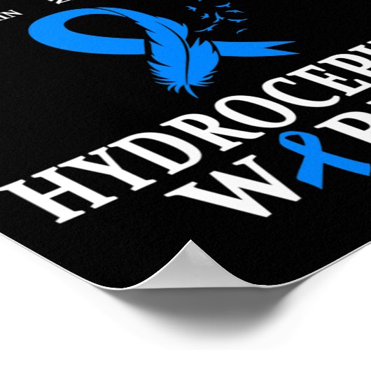 Hydrocephalus Warrior Ik ben in orde Poster (Hoek)