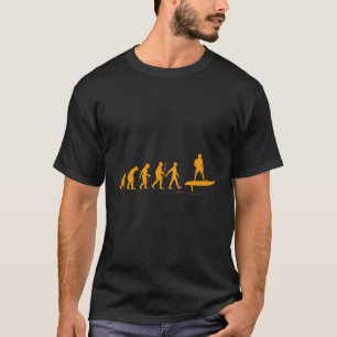 Hydrofoil evolutie voor surfen t-shirt