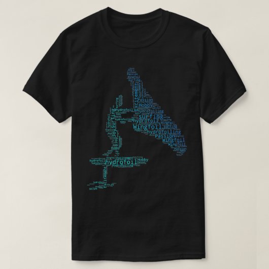 Hydrofoil wingfoil kitesurfen wingsurf Mannen Vrou T-shirt (Design voorkant)