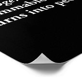 hydrogen - a gas which turns into people poster (Hoek)