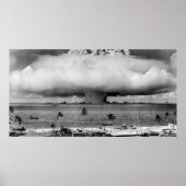 HYDROGEN BOMB BLAST - BIKINI ATOLL - 1946 POSTER (Voorkant)