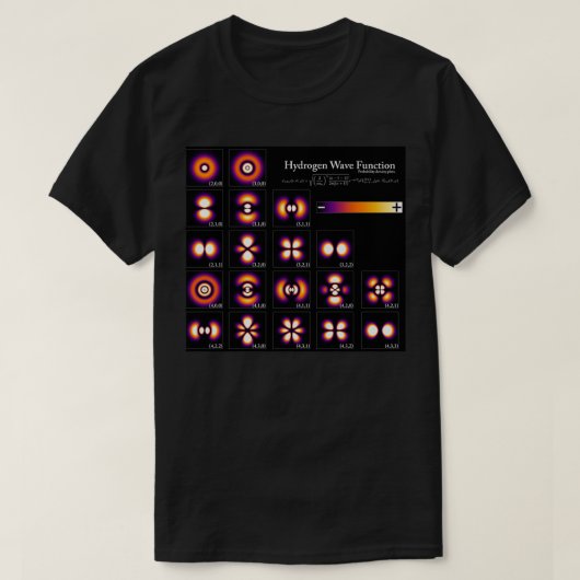 Hydrogen Wave Function 1  T-shirt (Design voorkant)