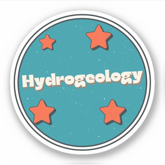 Hydrogeologie Sticker (Voorkant)