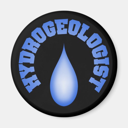 hydrogeoloog magneet (Voorkant)