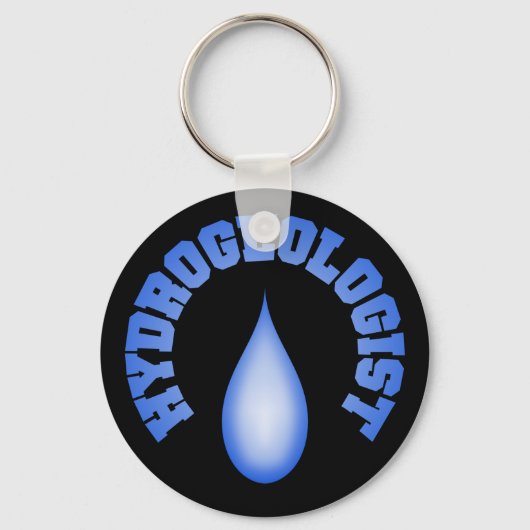 Hydrogeoloog Sleutelhanger (Voorkant)
