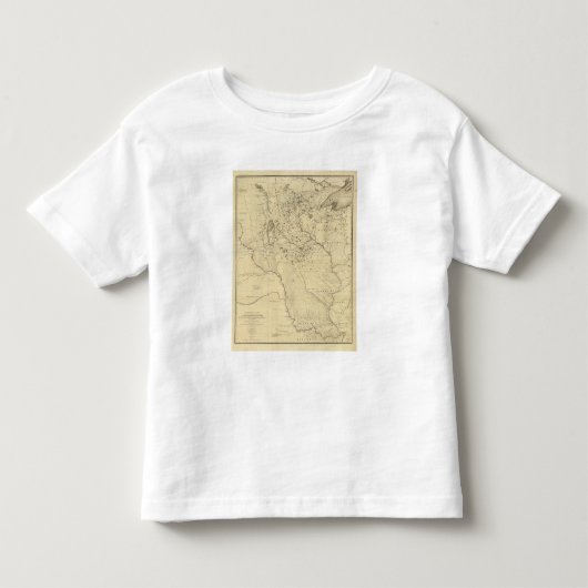 Hydrografisch bekken van de Mississippi Kinder Shirts (Voorkant)