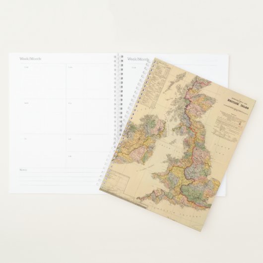 Hydrografische kaart, Britse eilanden Planner (Display)