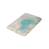 Hydrografische kaart Meer van Mendota Badmat (Gekanteld)