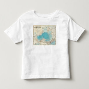 Hydrografische kaart Meer van Mendota Kinder Shirts