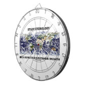 Hydrologie bestuderen omdat water overal ter werel dartbord (Voorkant Rechts)