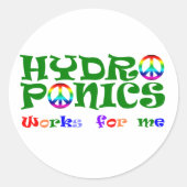 HydroNIC's Ronde Sticker (Voorkant)