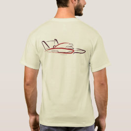 Hydroplane 01 Natuurlijke Rug T-shirt