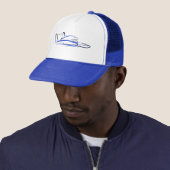 Hydroplane 01 Royal Blue Trucker Pet (In situ)
