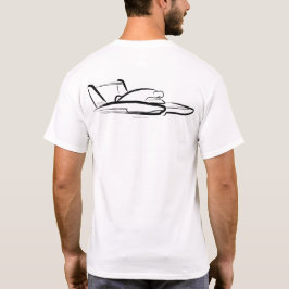 Hydroplane 01-rug t-shirt