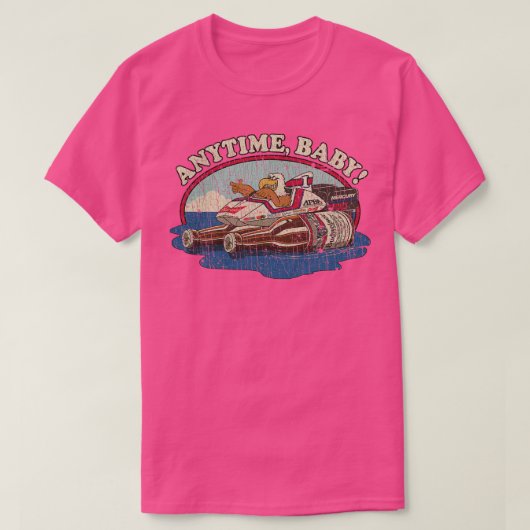 Hydroplane AnytimeBabyEagle Power Boat Racing 1986 T-shirt (Design voorkant)