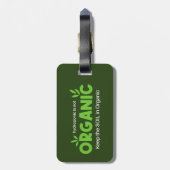 Hydroponic is niet biologisch Houd de grond in bio Bagagelabel (Achterkant verticaal)