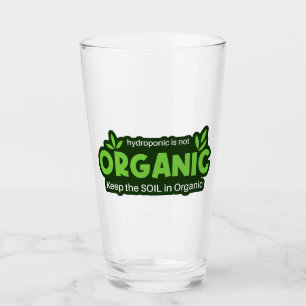 Hydroponic is niet biologisch Houd de grond in bio Glas