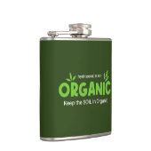 Hydroponic is niet biologisch Houd de grond in bio Heupfles (Rechts)