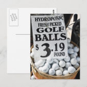 Hydroponische Golf Balls Briefkaart (Voorkant / Achterkant)