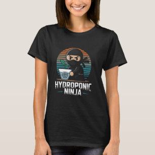 Hydroponische Ninja Grappige Tuinierder Kweker T-shirt