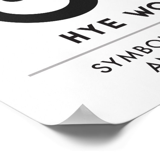 Hye Won Hye | Andikra-symbool Endurance Poster (Hoek)