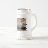 Hyena Afbeelding Beer Stein Bierpul (Voorkant rechts)