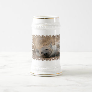 Hyena Afbeelding Beer Stein Bierpul