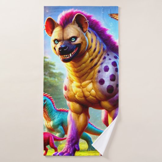 Hyena Art Badhanddoek (Badhanddoek)