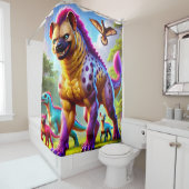 Hyena Art Douchegordijn (In situ)