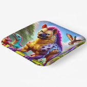 Hyena Art Papieren Bordje (Gebogen)