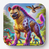 Hyena Art Papieren Bordje (Voorkant)