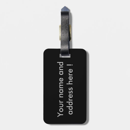 Hyena Bagagelabel (Achterkant verticaal)