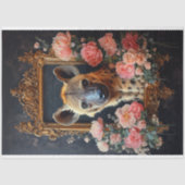 Hyena Bloemrijke Vex Decoupage Tissue Papier (Voorkant)