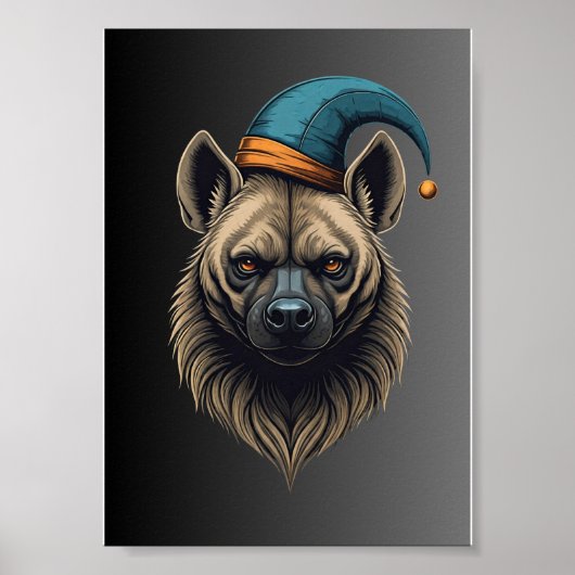 Hyena de clown poster (Voorkant)