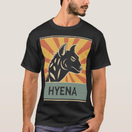 Hyena Design, met gevlekte hyena, wild dier T-shirt
