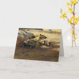 Hyena (door Wilhem Kuhnert) Kaart