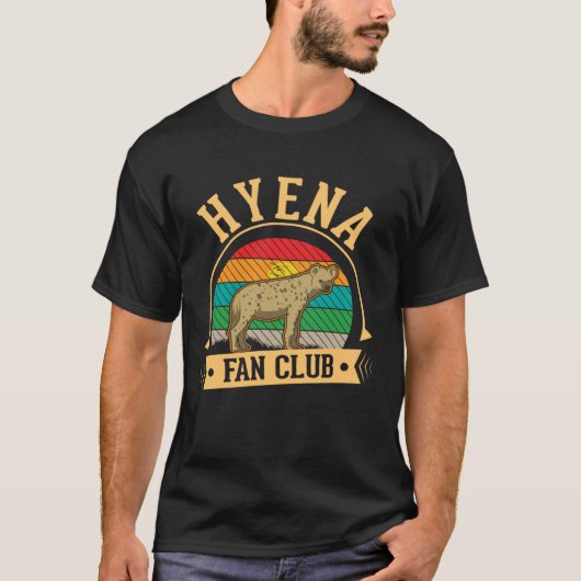Hyena Fan Club Aardwolf Hyena T-shirt (Voorkant)