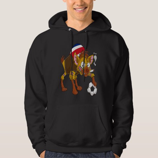 Hyena Fan Costa Rica Hoodie (Voorkant)