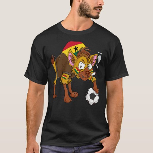 Hyena Fan Ghana T-shirt (Voorkant)