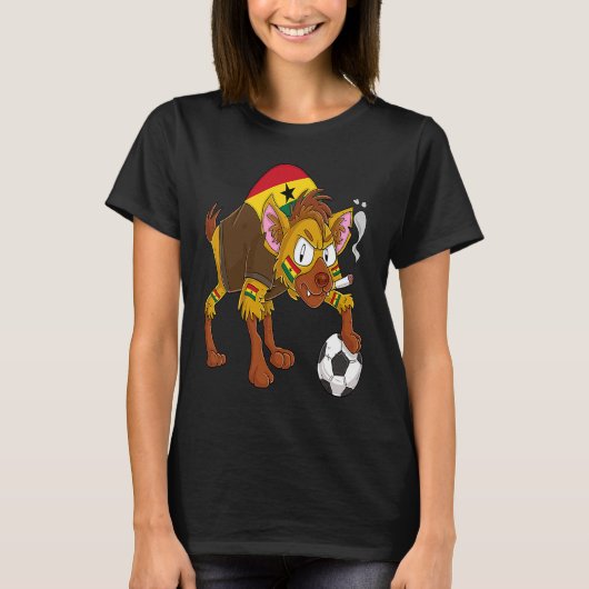 Hyena Fan Ghana T-shirt (Voorkant)