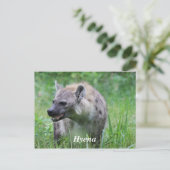 Hyena in Grass Briefkaart (Staand voorkant)