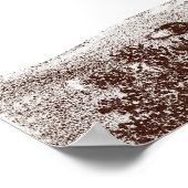 Hyena in potten of strippen van Antiek afdruk Poster (Hoek)