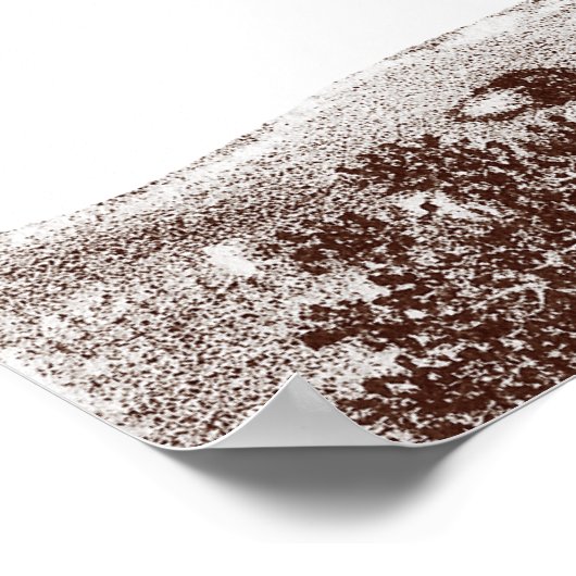 Hyena in potten of strippen van Antiek afdruk Poster (Hoek)