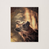 Hyena Jigzaag Puzzle - Oerwoud Legpuzzel (Verticaal)