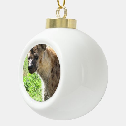 Hyena Keramische Bal Ornament (Rechts)