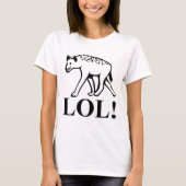 Hyena - Levendig Loud LOL uitlachen T-shirt (Voorkant)
